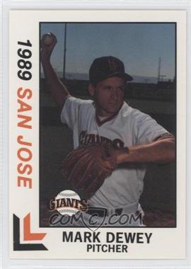 1989 Best San Jose Giants - [Base] #7 - Mark Dewey