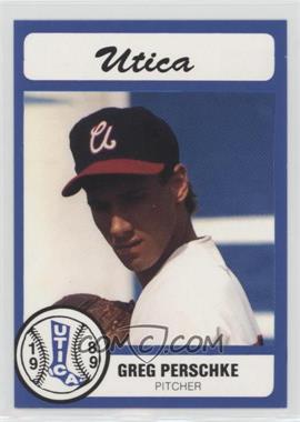 1989 Bill Pucko Utica Blue Sox - [Base] #17 - Greg Perschke