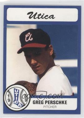 1989 Bill Pucko Utica Blue Sox - [Base] #17 - Greg Perschke