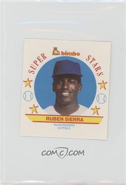 1989 Bimbo Super Stars Discs - [Base] - Square #6 - Ruben Sierra