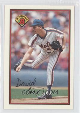 1989 Bowman - [Base] - Collector's Edition (Tiffany) #375 - David Cone