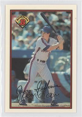 1989 Bowman - [Base] - Collector's Edition (Tiffany) #381 - Gregg Jefferies