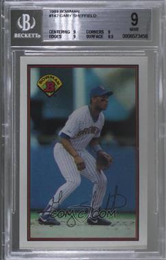 1989 Bowman - [Base] #142 - Gary Sheffield [BGS 9 MINT]