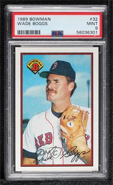 1989 Bowman - [Base] #32 - Wade Boggs [PSA 9 MINT]