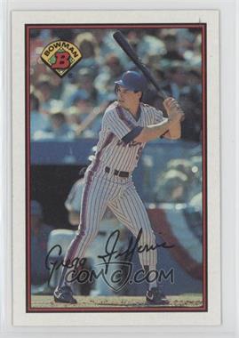 1989 Bowman - [Base] #381 - Gregg Jefferies