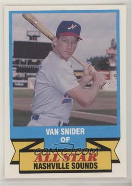 1989 CMC AAA All-Stars/Future Stars - [Base] #8 - Van Snider