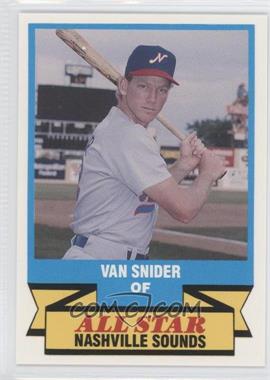 1989 CMC AAA All-Stars/Future Stars - [Base] #8 - Van Snider