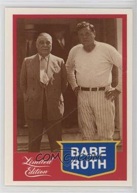 1989 CMC Babe Ruth Limited Edition - [Base] - Red Border #15 - Babe Ruth, Jacob Ruppert [Poor to Fair]