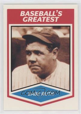 1989 CMC Baseball's Greatest - [Base] #_BARU - Babe Ruth