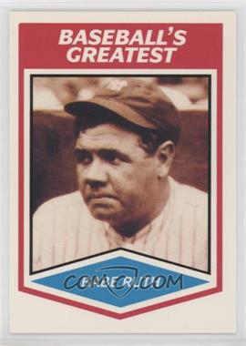 1989 CMC Baseball's Greatest - [Base] #_BARU - Babe Ruth