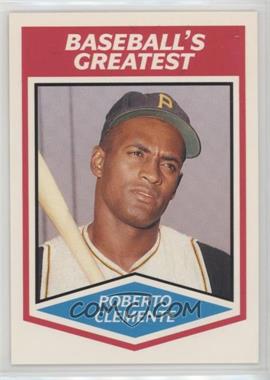 1989 CMC Baseball's Greatest - [Base] #_ROCL - Roberto Clemente