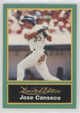 1989 CMC Jose Canseco Limited Edition - [Base] #17 - Jose Canseco