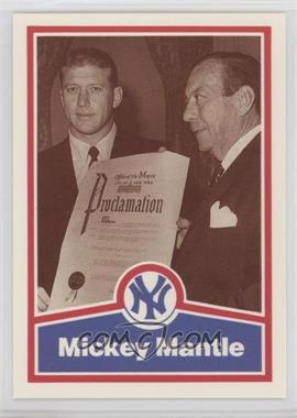 1989 CMC Mickey Mantle Limited Edition - [Base] #14 - Mickey Mantle, Robert F. Wagner