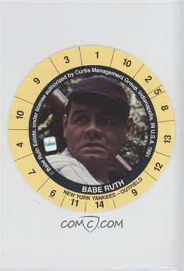 1989 Cadaco Game Discs - [Base] #_BARU - Babe Ruth