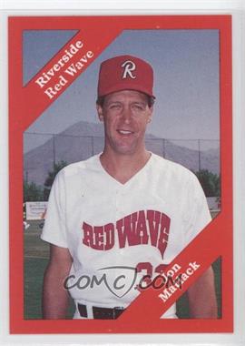 1989 Cal League California League - [Base] #26 - Jon Matlack