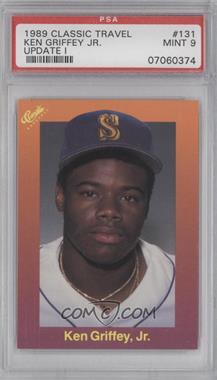 1989 Classic Update Orange Travel Edition - [Base] #131 - Ken Griffey Jr. [PSA 9 MINT]