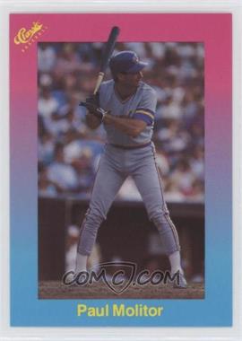 1989 Classic Update Pink/Light Blue Travel Edition - [Base] #12 - Paul Molitor