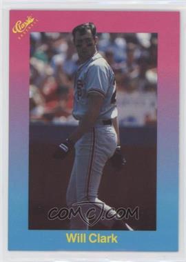 1989 Classic Update Pink/Light Blue Travel Edition - [Base] #18 - Will Clark [EX to NM]