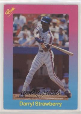 1989 Classic Update Pink/Light Blue Travel Edition - [Base] #8 - Darryl Strawberry [EX to NM]