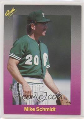 1989 Classic Update Purple Travel Edition - [Base] #153 - Mike Schmidt