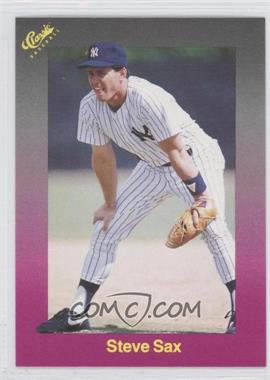 1989 Classic Update Purple Travel Edition - [Base] #179 - Steve Sax