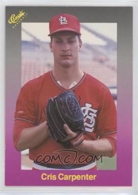 1989 Classic Update Purple Travel Edition - [Base] #185 - Cris Carpenter [EX to NM]