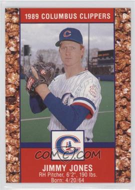 1989 Cracker Jack Columbus Clippers Police - [Base] #6 - Jimmy Jones