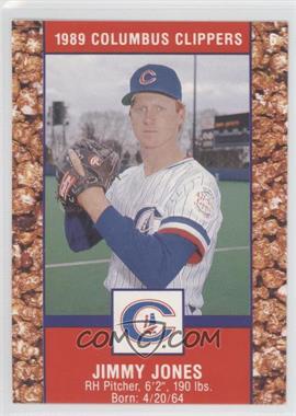 1989 Cracker Jack Columbus Clippers Police - [Base] #6 - Jimmy Jones