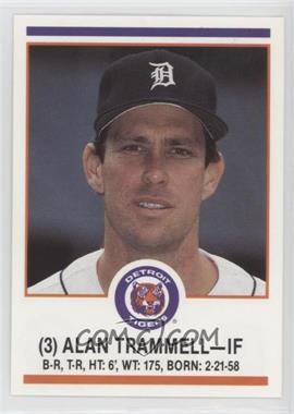 1989 Detroit Tigers Police - [Base] #3 - Alan Trammell