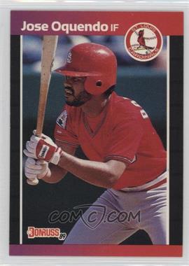 1989 Donruss - [Base] - Blank Back #319 - Jose Oquendo