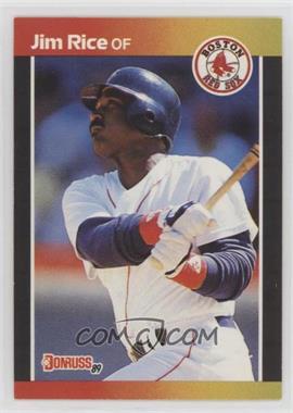 1989 Donruss - [Base] #122.2 - Jim Rice (*Denotes  Next to PERFORMANCE)