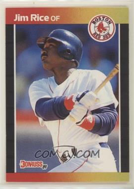 1989 Donruss - [Base] #122.2 - Jim Rice (*Denotes  Next to PERFORMANCE)