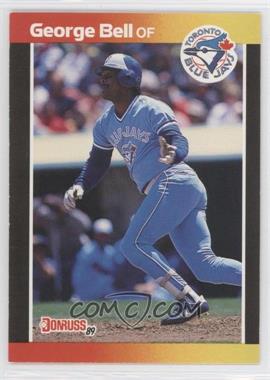 1989 Donruss - [Base] #149.2 - George Bell (*Denotes  Next to PERFORMANCE)