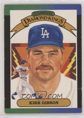 1989 Donruss - [Base] #15 - Diamond Kings - Kirk Gibson [Poor to Fair]