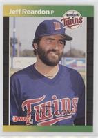 Jeff Reardon (*Denotes*  Next to PERFORMANCE)