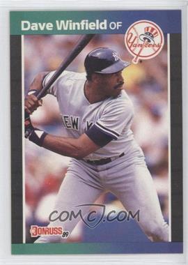 1989 Donruss - [Base] #159.1 - Dave Winfield (*Denotes*  Next to PERFORMANCE)