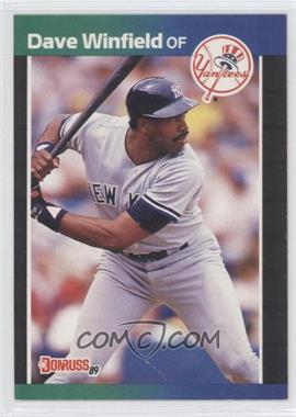 1989 Donruss - [Base] #159.1 - Dave Winfield (*Denotes*  Next to PERFORMANCE)