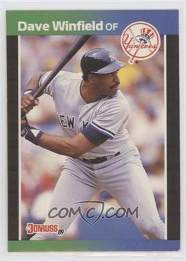 1989 Donruss - [Base] #159.2 - Dave Winfield (*Denotes  Next to PERFORMANCE) [Good to VG‑EX]