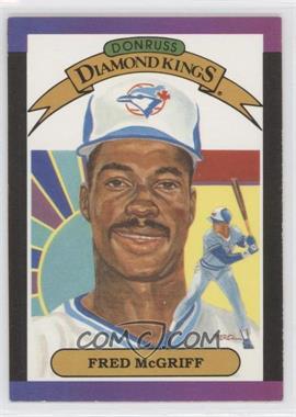 1989 Donruss - [Base] #16 - Diamond Kings - Fred McGriff