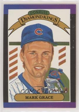 1989 Donruss - [Base] #17 - Diamond Kings - Mark Grace [EX to NM]