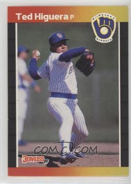 1989 Donruss - [Base] #175.2 - Teddy Higuera (*Denotes  Next to PERFORMANCE)