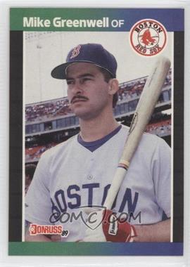 1989 Donruss - [Base] #186.1 - Mike Greenwell (*Denotes*  Next to PERFORMANCE)