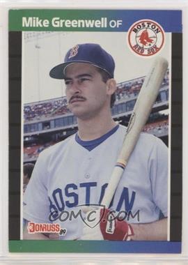 1989 Donruss - [Base] #186.2 - Mike Greenwell (*Denotes  Next to PERFORMANCE) [EX to NM]