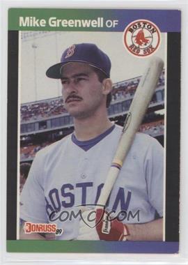 1989 Donruss - [Base] #186.2 - Mike Greenwell (*Denotes  Next to PERFORMANCE)