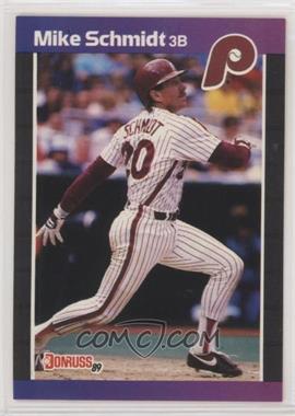 1989 Donruss - [Base] #193.1 - Mike Schmidt (*Denotes*  Next to PERFORMANCE)