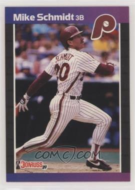 1989 Donruss - [Base] #193.1 - Mike Schmidt (*Denotes*  Next to PERFORMANCE)