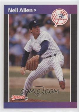 1989 Donruss - [Base] #196.2 - Neil Allen (*Denotes  Next to PERFORMANCE)