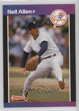 1989 Donruss - [Base] #196.2 - Neil Allen (*Denotes  Next to PERFORMANCE)