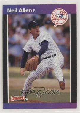 1989 Donruss - [Base] #196.2 - Neil Allen (*Denotes  Next to PERFORMANCE)