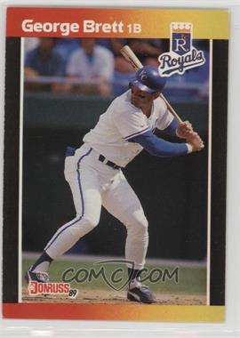 1989 Donruss - [Base] #204.2 - George Brett (*Denotes  Next to PERFORMANCE)